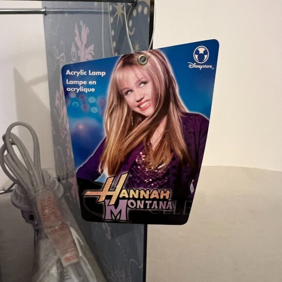 HANNAH MONTANA Vintage Acrylic Lamp Lighted Sign NEW - Picture 5 of 9
